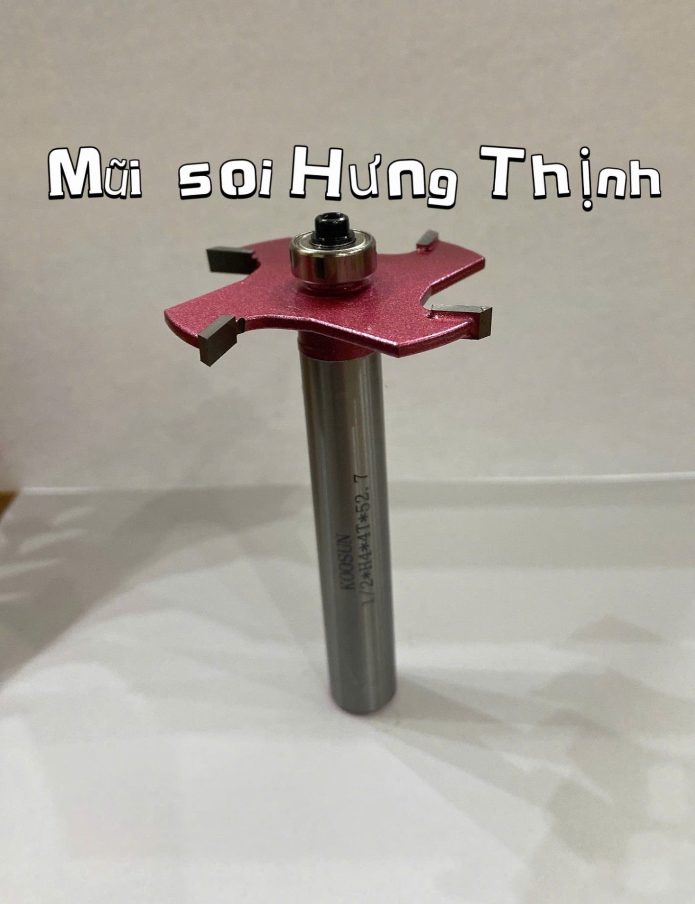 MŨI CUỐC 4 CÁNH CÓ BI KOOSUN ( cốt dài 7cm )