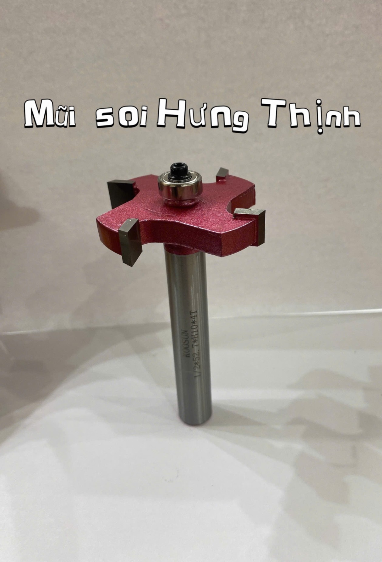 MŨI CUỐC 4 CÁNH CÓ BI KOOSUN ( cốt dài 7cm )