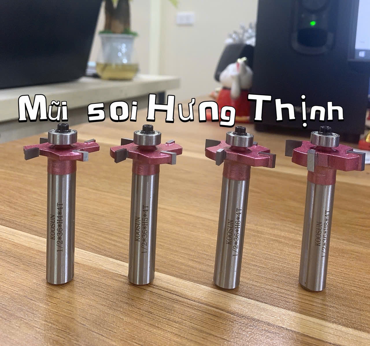 MŨI CUỐC 4 CÁNH CÓ BI KOOSUN ( CỐT 5CM) 36*