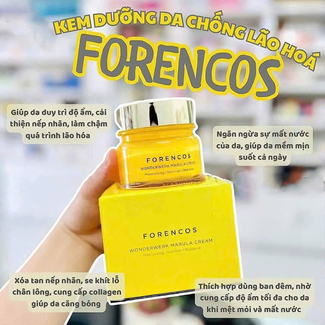 Kem trắng da mờ nám FORENCOS