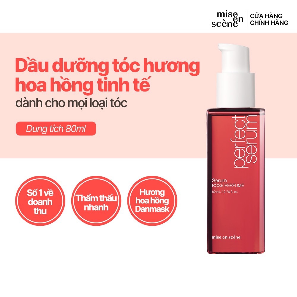 tinh dầu dưỡng tóc miseen  perfume 80ml