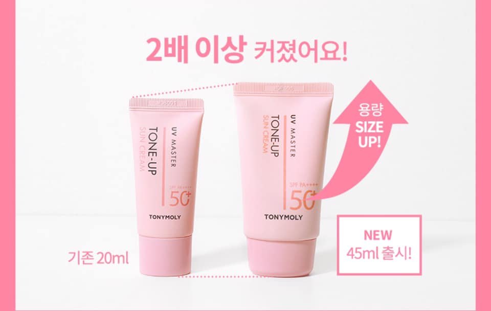 Kem Chống Nắng TONYMOLY Tone Up Sun Cream HỒNG