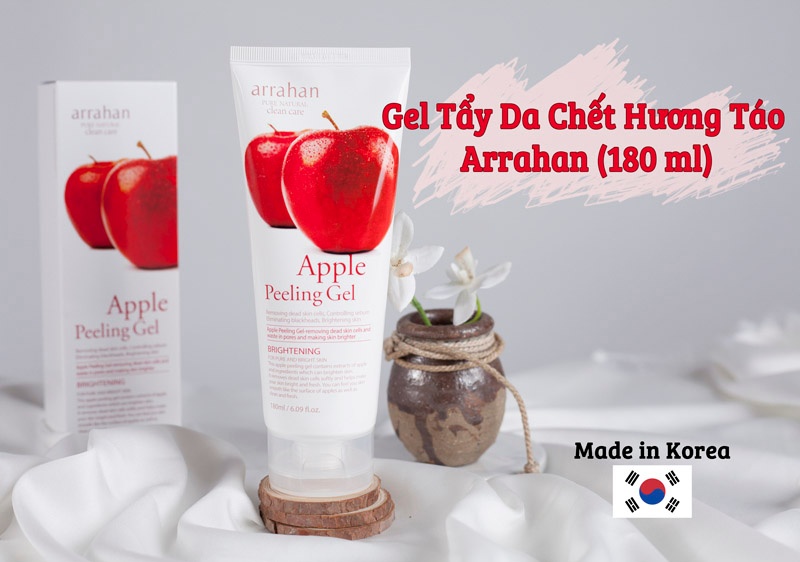 Tẩy da chết Arahan táo 180ml