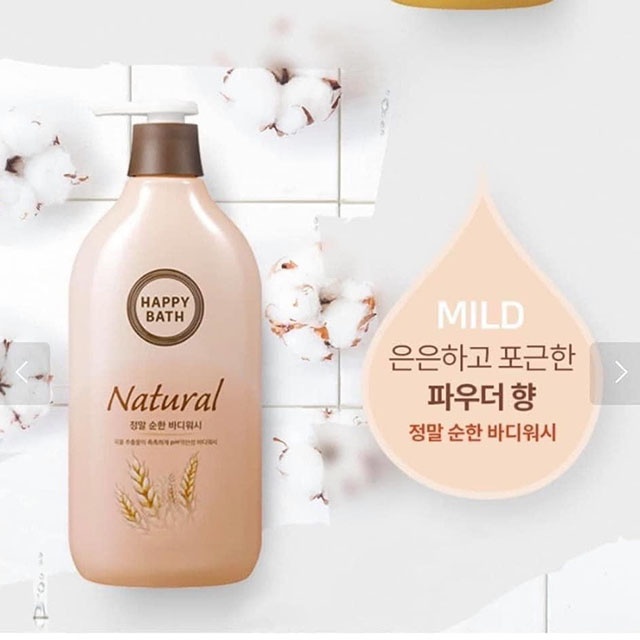 Sữa tắm happy bath gạo 900ml