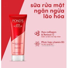 Sữa Rửa Mặt Cao cấp Pond's Age Miracle 100ml