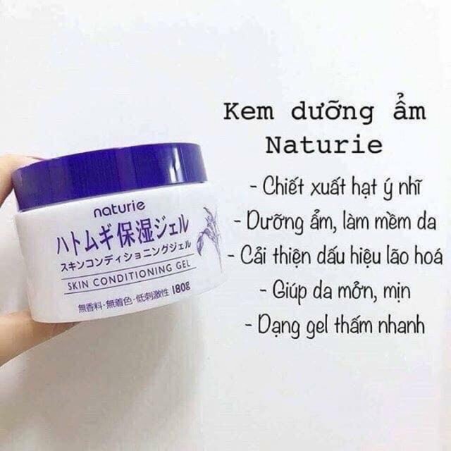 Gel Dưỡng Ẩm Naturie Skin Conditioning Gel ý dĩ