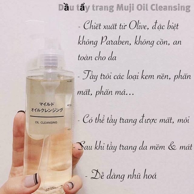 dầu tẩy trang muji 200ml