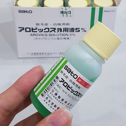 SERUM MỌC TÓC SATO AROVICS SOLUTION 5% NHẬT