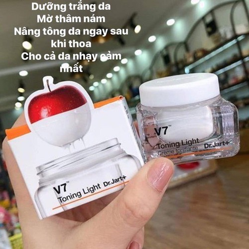 Kem V7 Toning Light Mini 15ml - Kem dưỡng trắng da