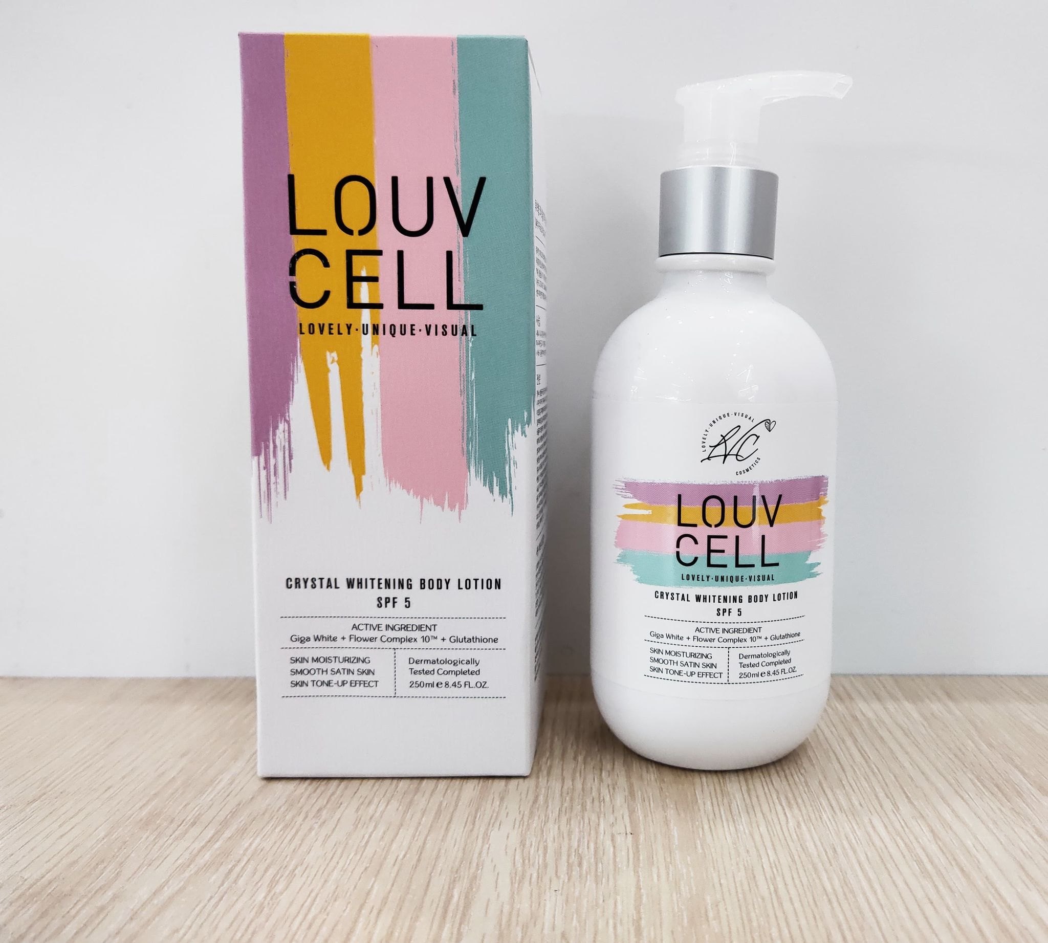 kem dưỡng thể louvcell 250ml