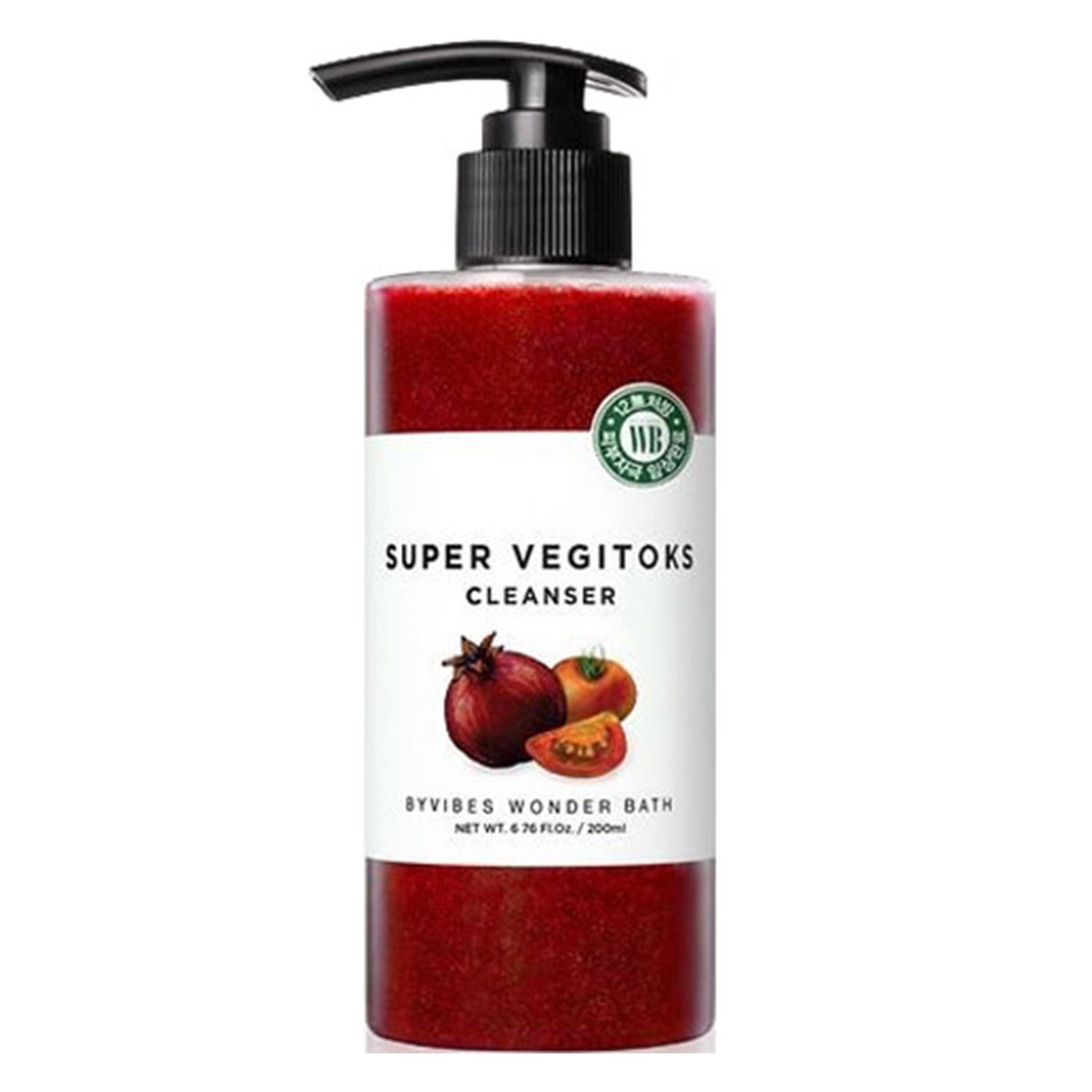 Sữa rửa mặt byvibes wonder super vegitoks cleanser red 300ml