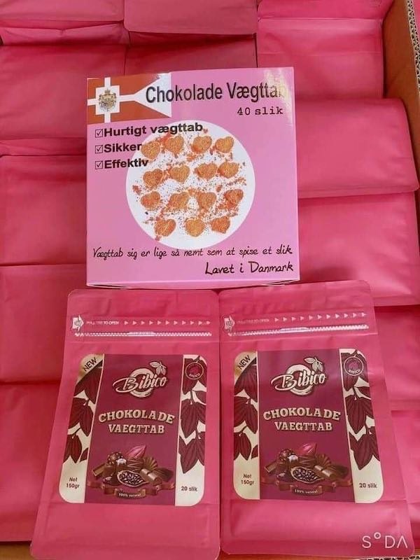 Kẹo Chokolade vaegttab Giảm Cân Đan Mạch 1 gói