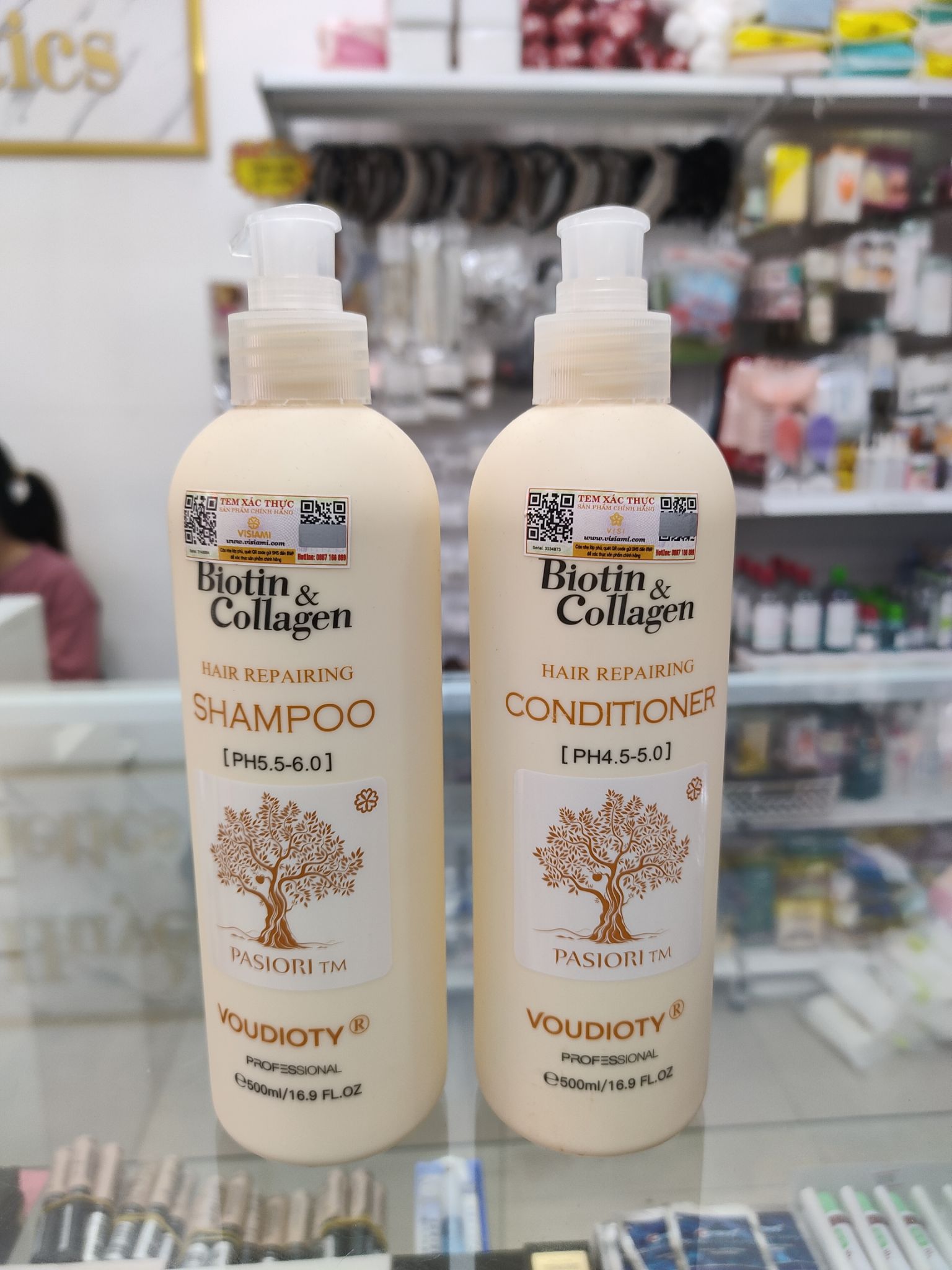 DẦU GỘI BITOIN & COLLAGEN HAIR REPARING 500ML