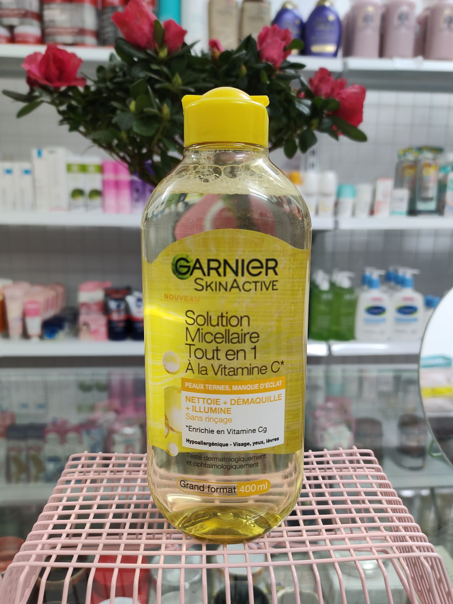 nước tẩy trang garnier  skinactive vitamin c (màu vàng)