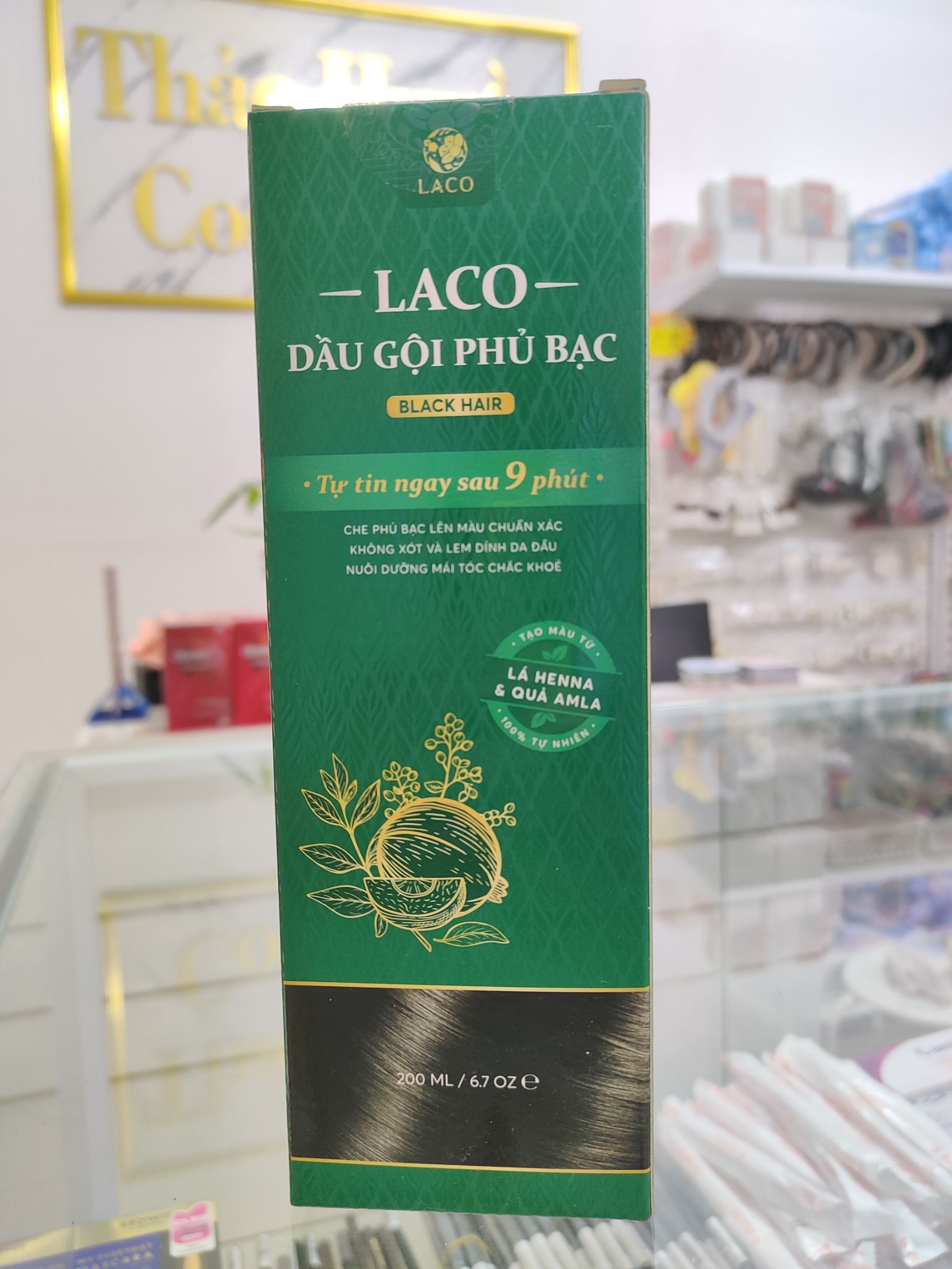 dầu gội phủ bạc LACO