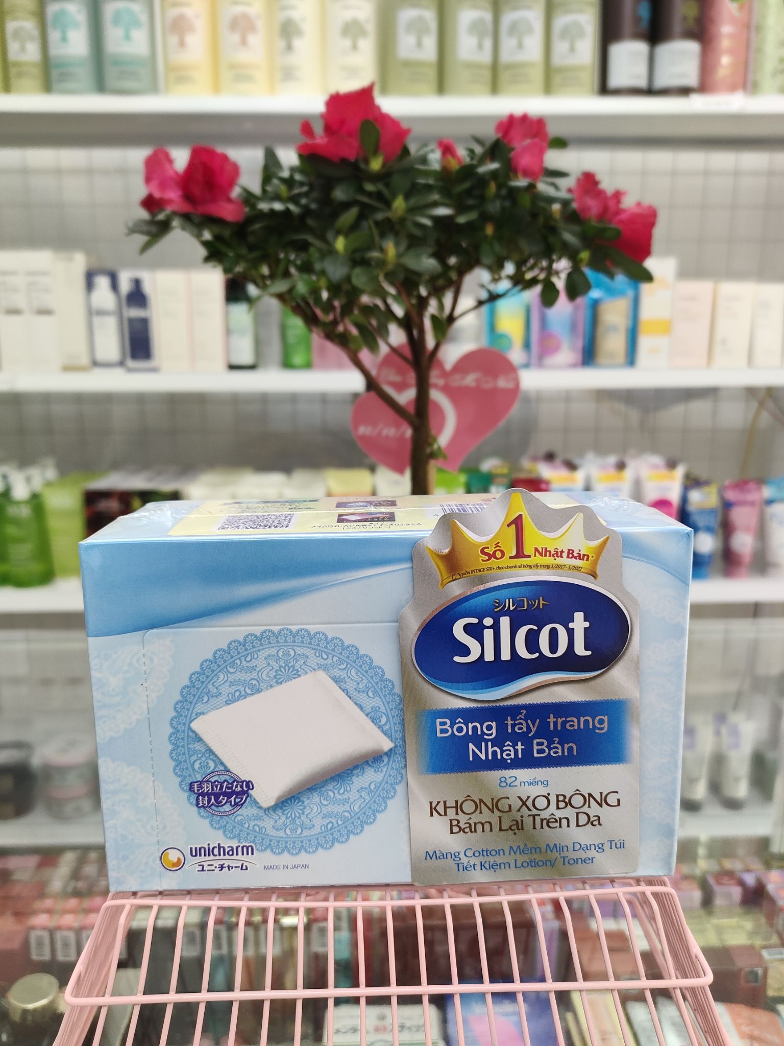 Bông tẩy trang silcot nhật bản