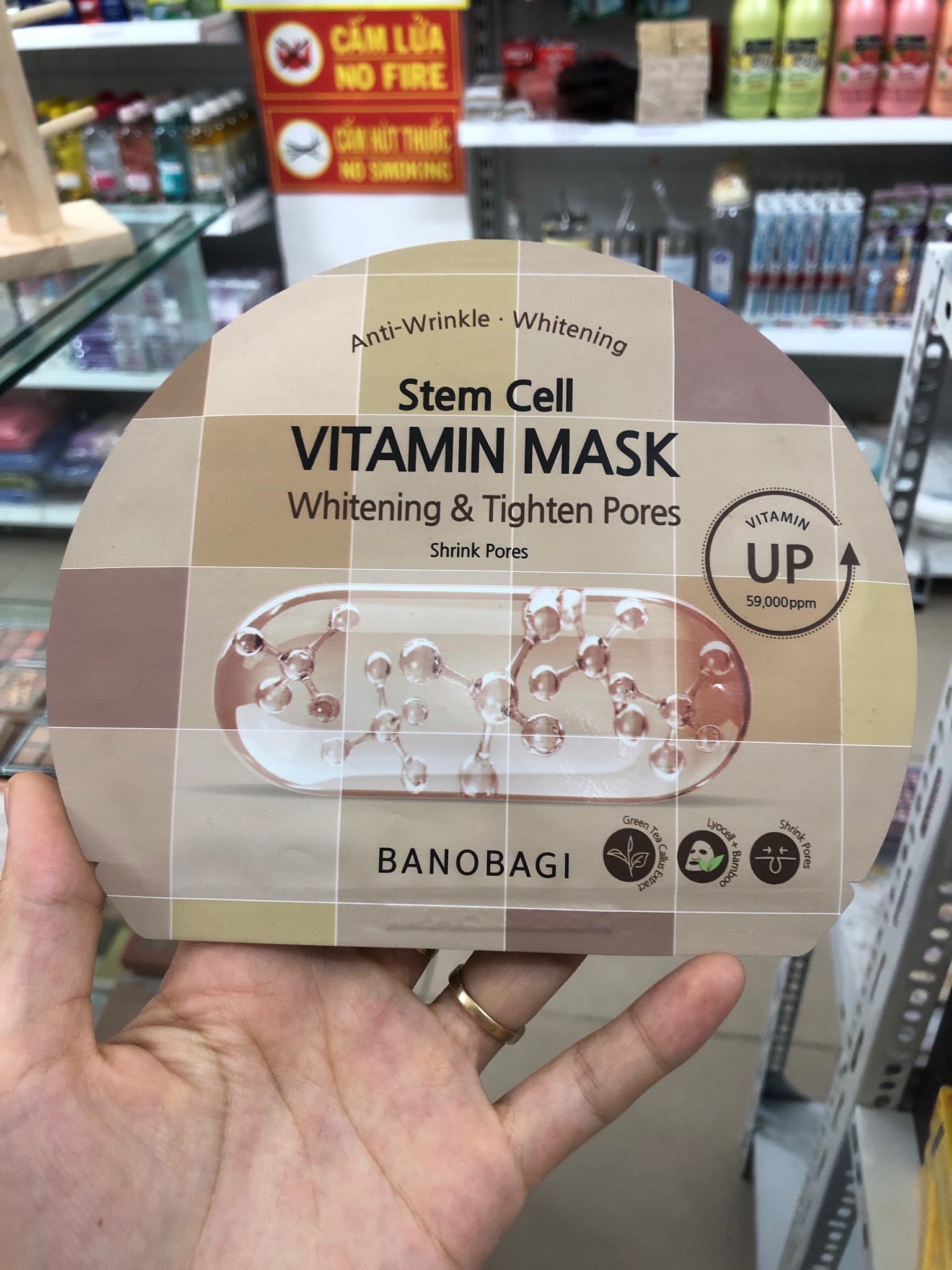 mặt nạ banobagi whitening & tighten pores