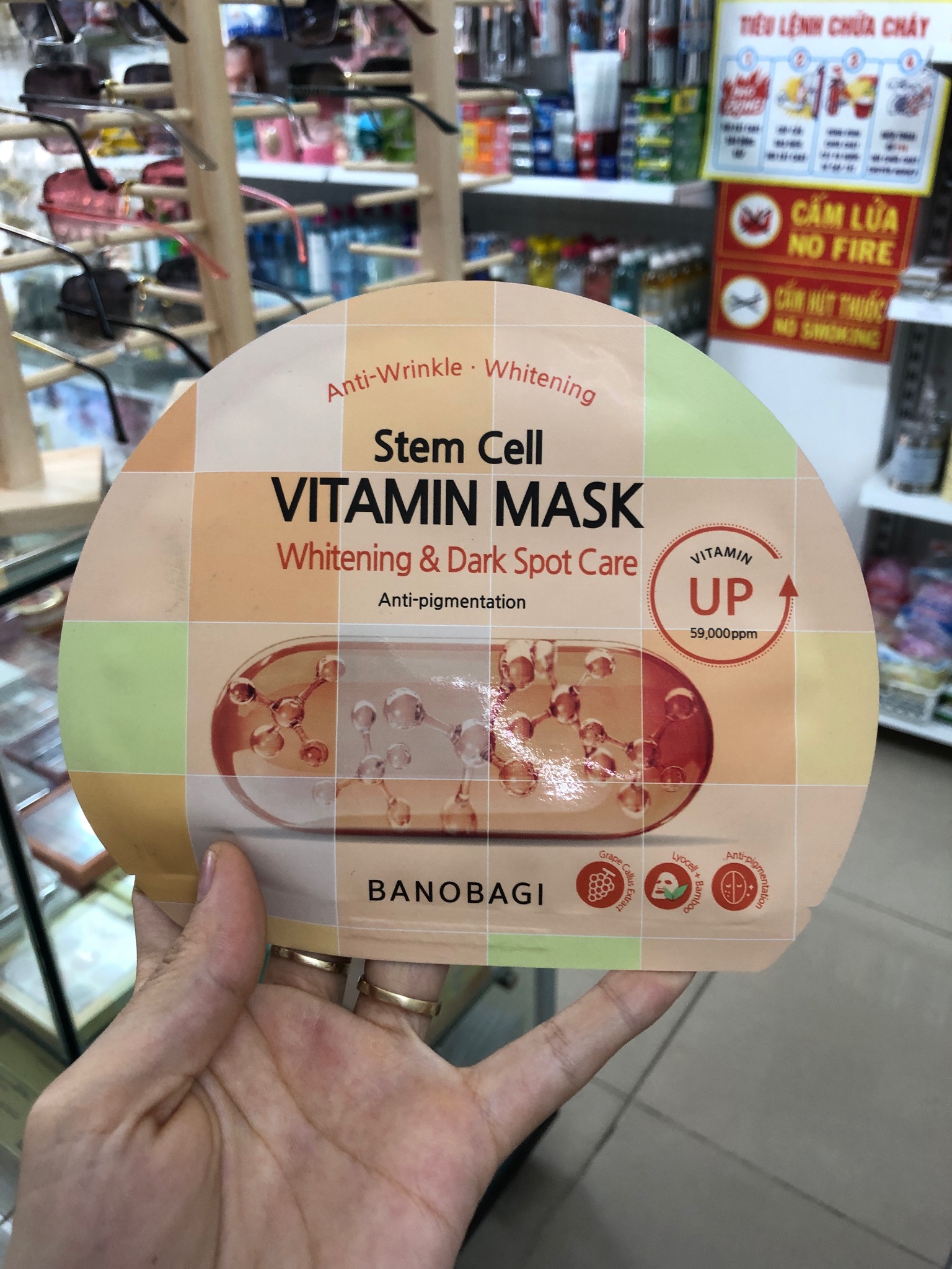 mặt nạ banobagi whitening & dark spot care