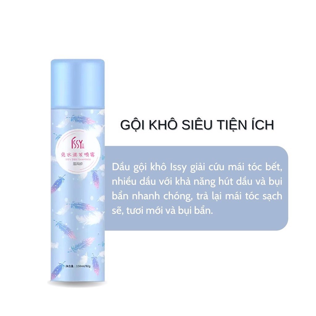 dầu gội khô issy 563 150ml