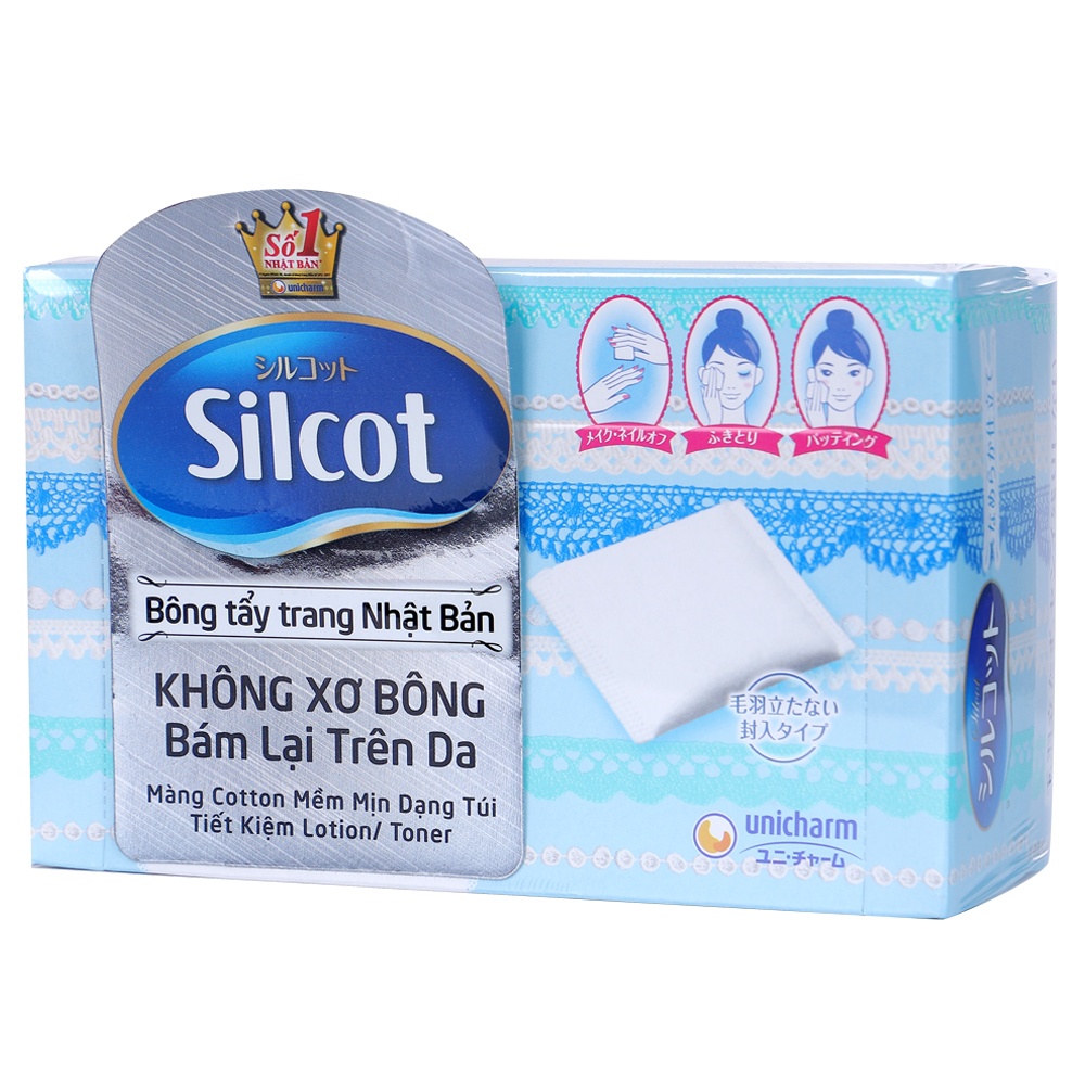 Bông tẩy trang silcot nhật bản