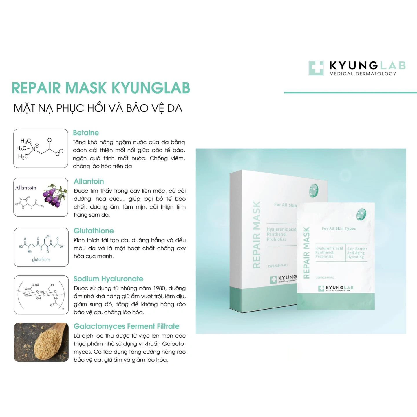 mặt nạ repair mask KYUNGLAB