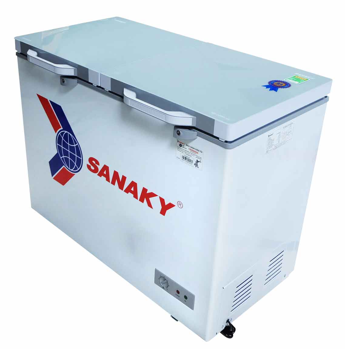 Tủ đông Sanaky VH-3699A2KD mặt kính 1 chế độ( xanh)