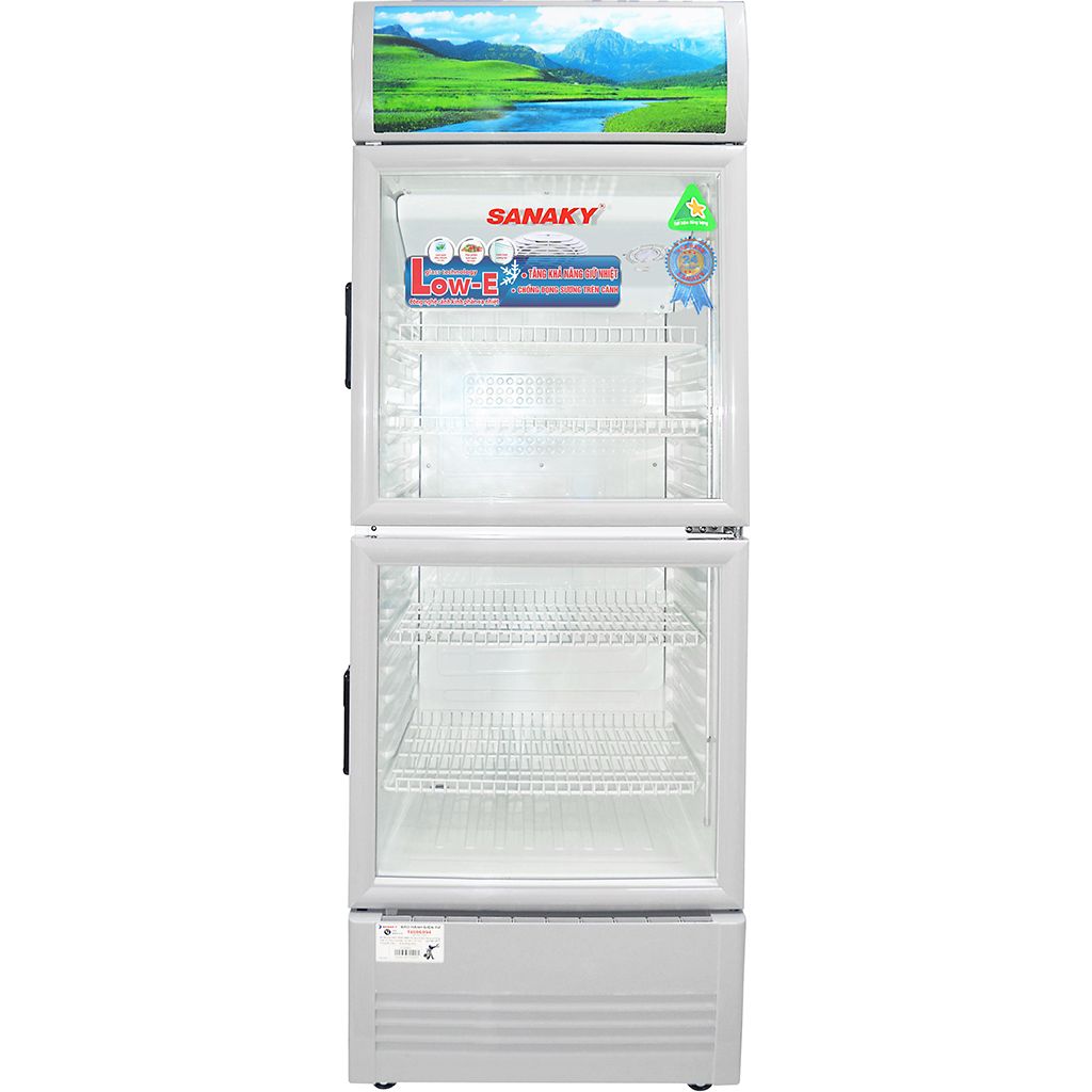 Tủ mát Sanaky VH-258WL 2 cánh 200L R600A