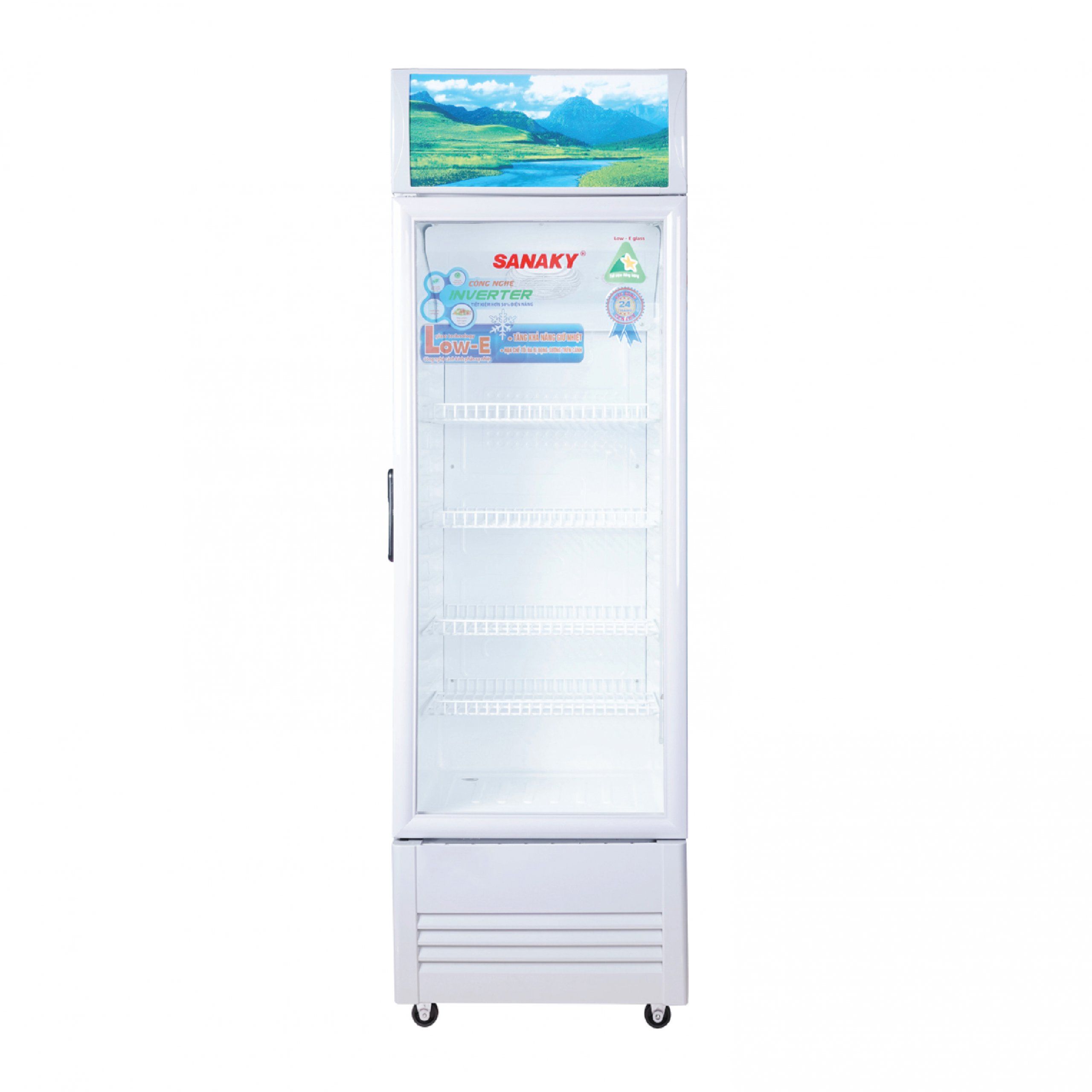 Tủ mát Sanaky VH-408K3L 340L inverter 1 cánh