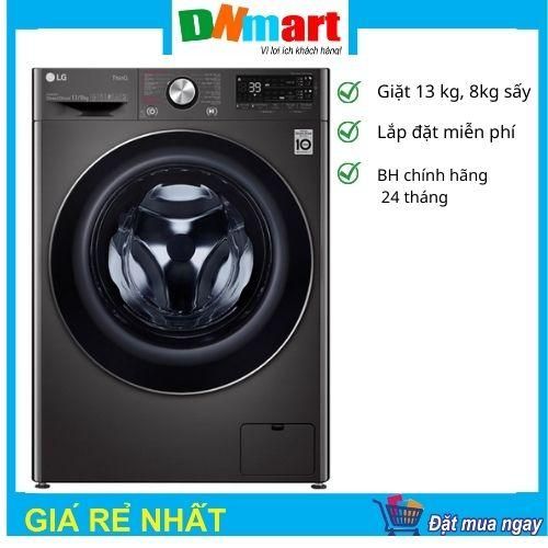 Máy giặt sây  LG FV1413H3BA 13 kg giặt, 8 kg sấy