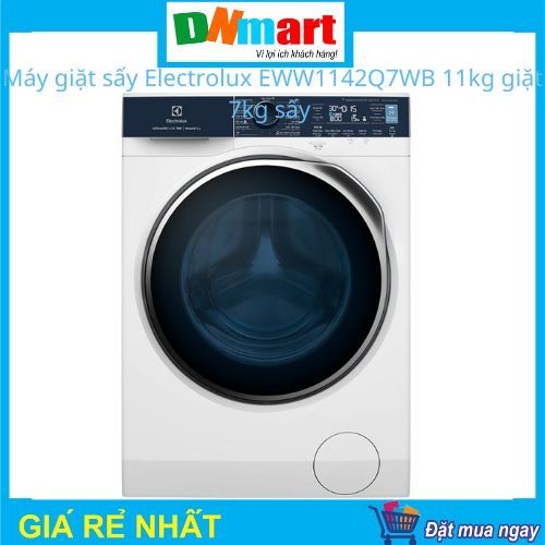 Máy giặt sấy Electrlolux EWW1142Q7WB 11kg giặt, 7kg sấy