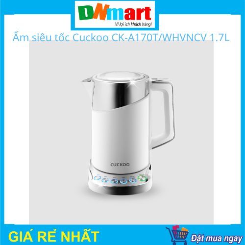 Ấm siêu tốc Cuckoo CK-A170T/WHVNCV 1.7L màu trắng