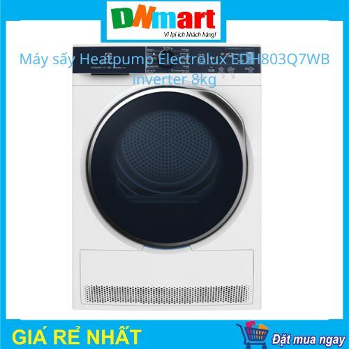 Máy sấy bơm nhiệt Electrolux EDH803Q7WB 8kg, xuất xứ Ba Lan, Năm 2022