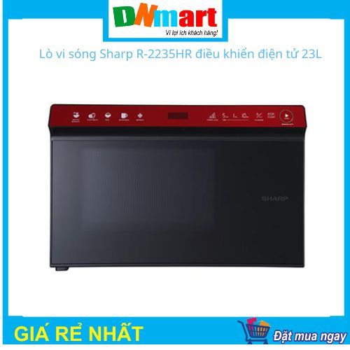 Lò vi sóng Sharp R-2235HR, điều khiển cảm ứng 23L