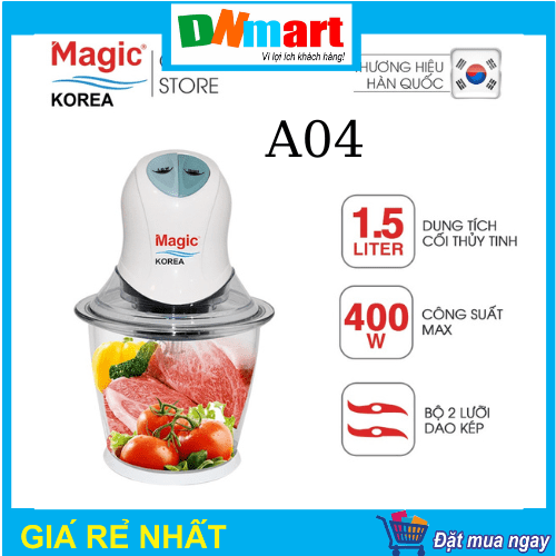 Máy xay thực phẩm Magic Korea A04, công suất 400W