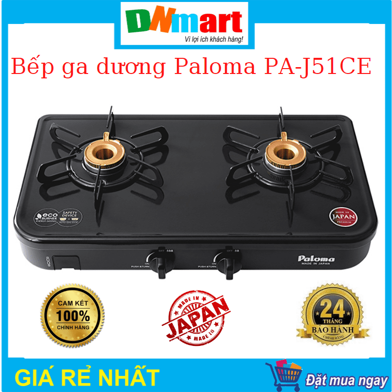 Bếp ga dương Paloma PA-J51CE, xuất xứ Nhật Bản