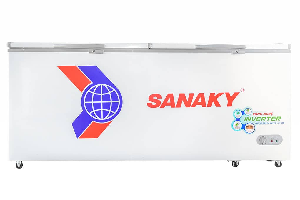 Tủ đông Sanaky VH-8699HY4K 761L inverter dàn đồng, mặt kính