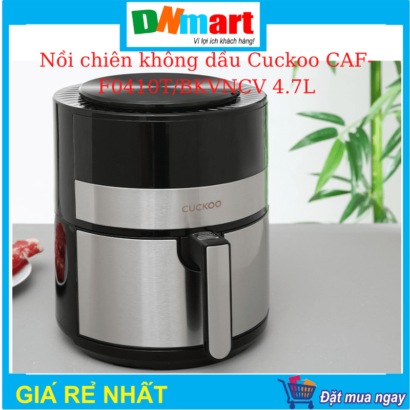 Nồi chiên không dầu Cuckoo CAF-F0410T/BKVNCV 4.7L, điện tử