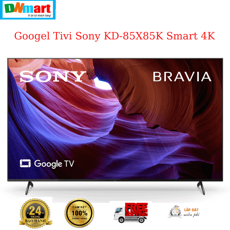 Tivi Sony KD-85X85K 85inch Googel 4K smart