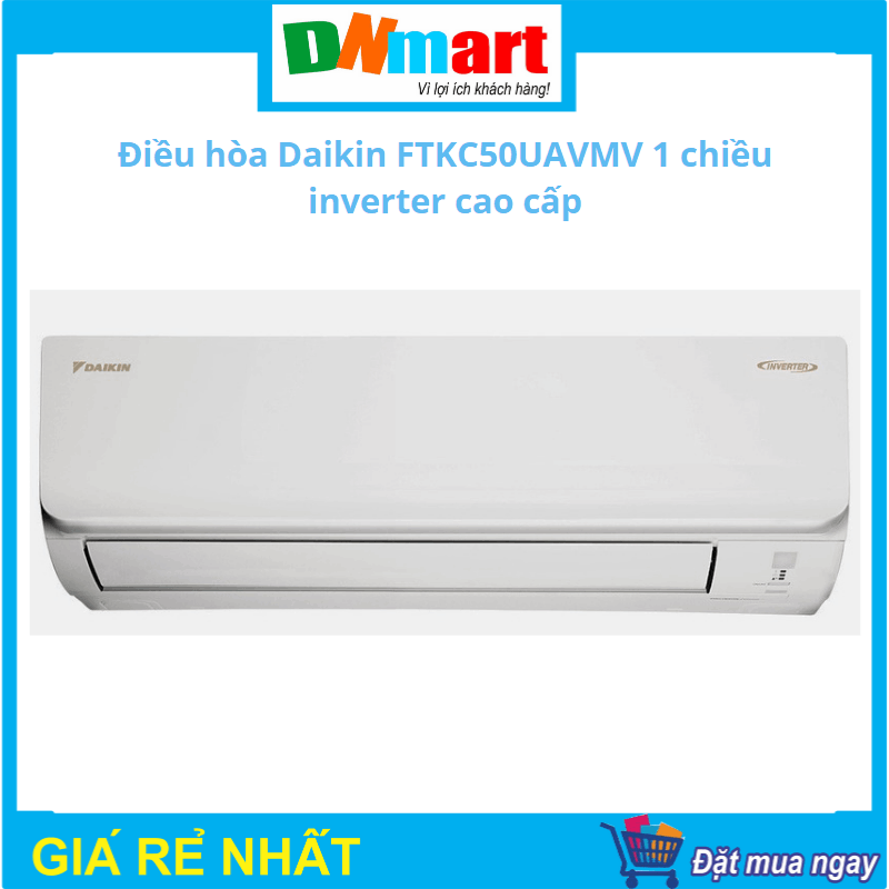 Điều hòa Daikin FTKC50UAVMV 1 chiều inverter 18000btu cao cấp