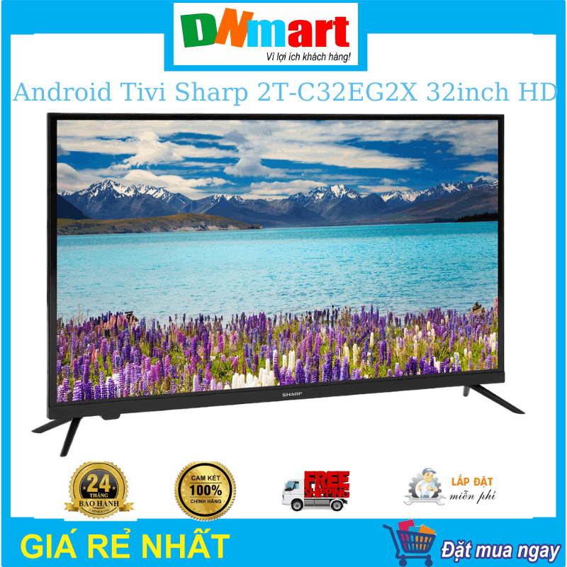 Tivi SHarp 2T-C32EG2X 32inch Android Full HD