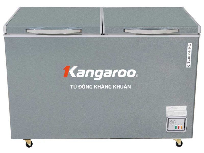 Tủ đông mát Kangarooo KGFZ318NG2 252L, 2 chế độ, 2 cánh