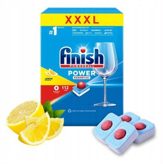 Viên rửa bát Finish Essential hộp 100 viên