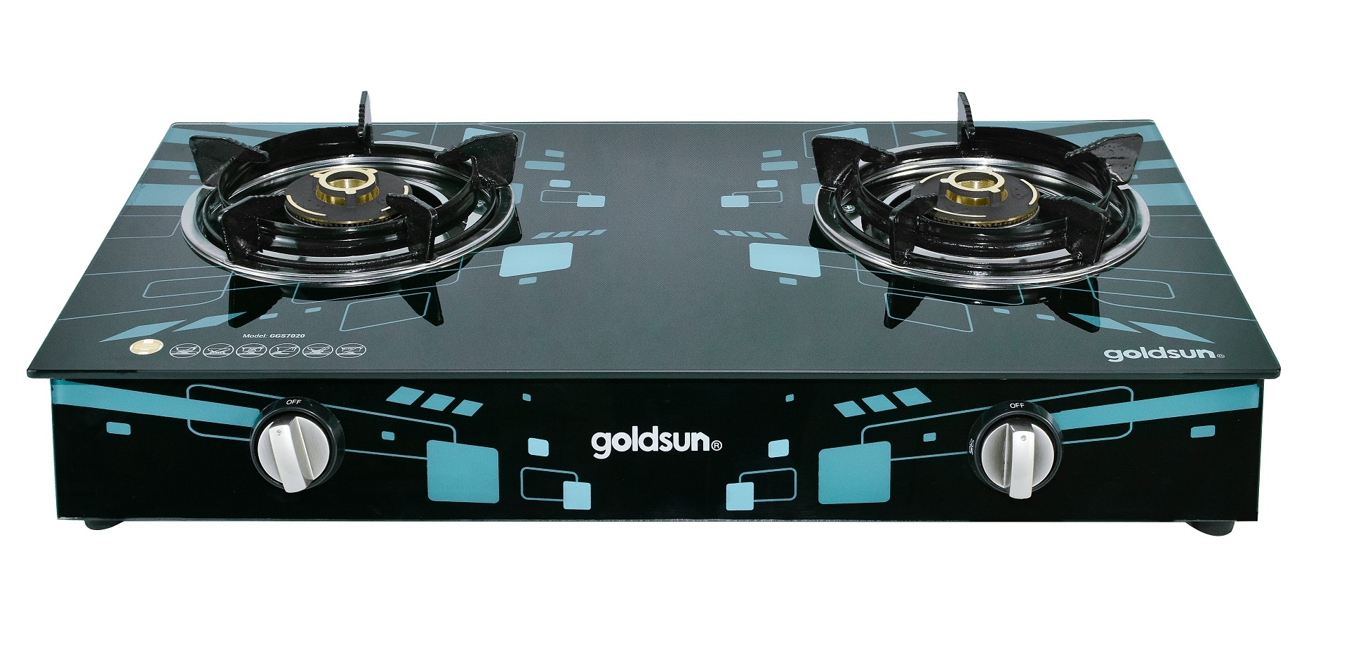 Bếp ga dương Goldsun GGS7020 2 vùng nấu