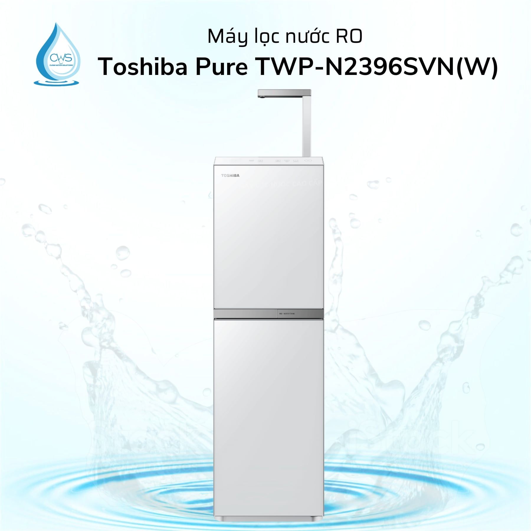 Máy lọc nước RO Toshiba TWP-N2396SVN(W) 10 cấp lọc