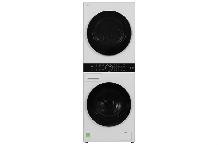 Tháp giặt sấy LG washTower WT1410NHE inverter giặt 14kg, sấy 10kg