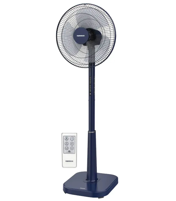 Quạt cây Nanoco NSF1641RC-DN có điều khiển màu xanh