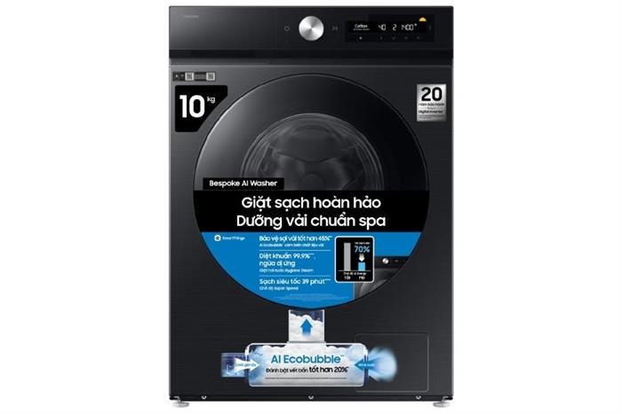 Máy giặt Samsung Bespoke AI WW10DB7U34GBSV 10kg, mẫu 2025