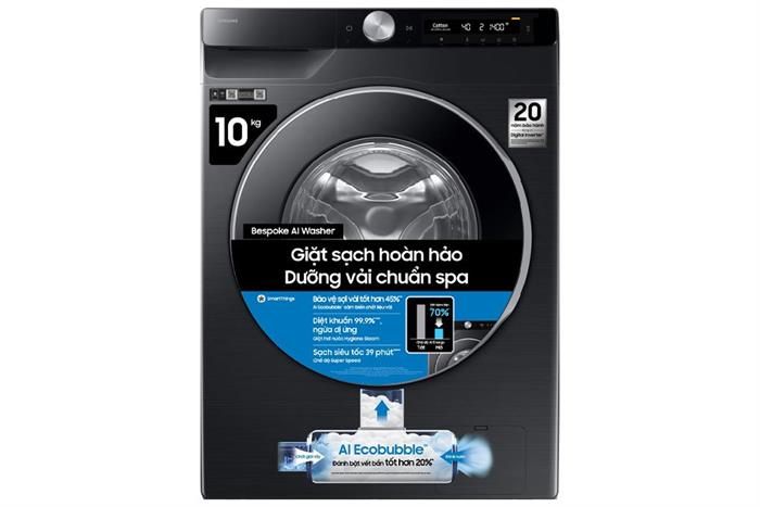 Máy giặt Samsung WW10DG6U34LBSV AI 10kg, màu xám, mẫu 2025