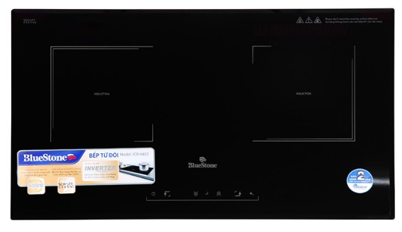 Bếp từ đôi Bluestone ICB-6833 4000W, inverter, mặt bếp Schott