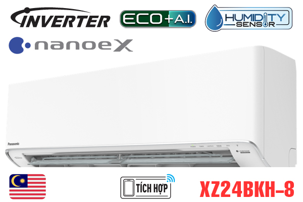 Điều hòa Panasonic CS/CU-XZ18BKH-8 2 chiều inverter, mẫu 2025